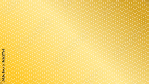 菱型の日本の和柄パターンのイラスト 背景壁紙素材 　金色ゴールド