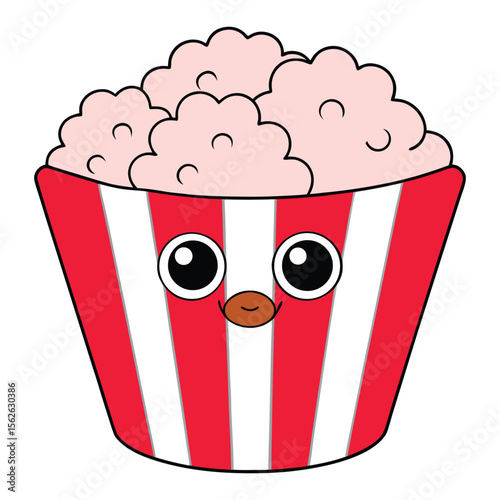 funny cartoon popcorn box