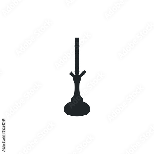 Old retro vintage design hookah logo shisha bar concept simple minimalist retro illustration templet symbol brand bar, restaurant, shop, and business brand