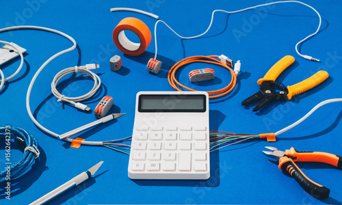 Cables and electrical installations photo