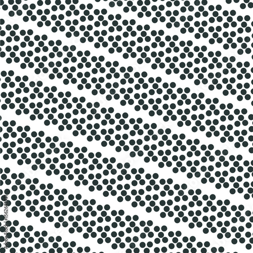 The texture consists of diagonal masses of dots.
