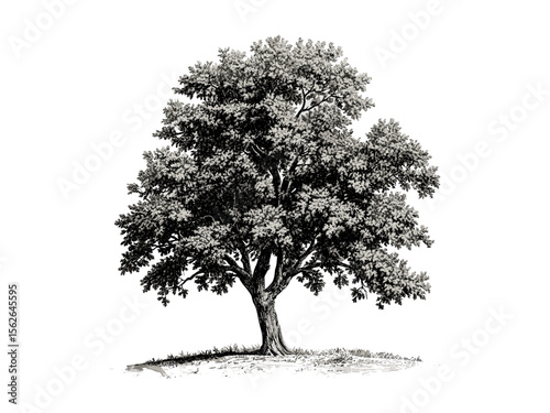 Hand-drawn vintage elm bark illustration, botanical engraving of Elm Tree, antique nature sketch, forest flora design, rustic tree decor, black sketch, eco art, natural print