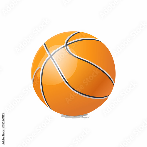 Basketball Icon for Sports, Competition, and Hobbies