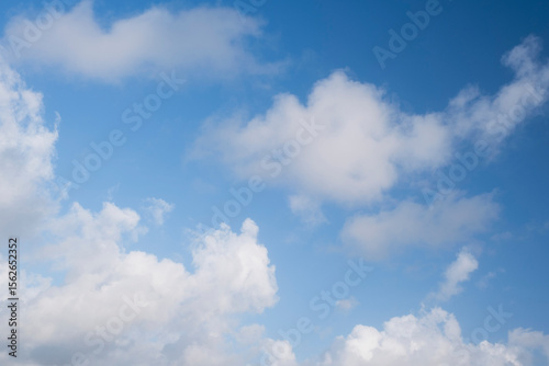 Tranquil clouds with blue sky