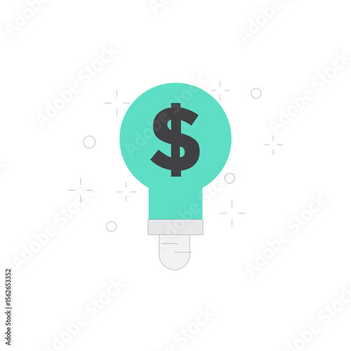 Conceptual business idea lightbulb innovation symbol for startup growth and creativity