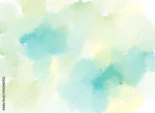 Green water color back ground