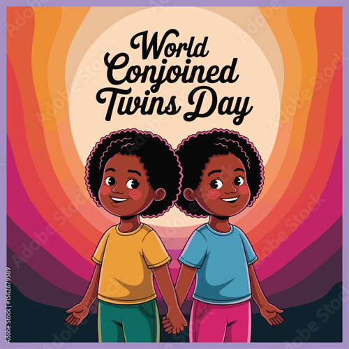 "Celebrate unity and strength on World Conjoined Twins Day, honoring shared journeys and remarkable resilience.