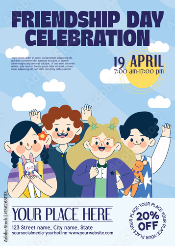 Friendship Day Celebration Flyer
