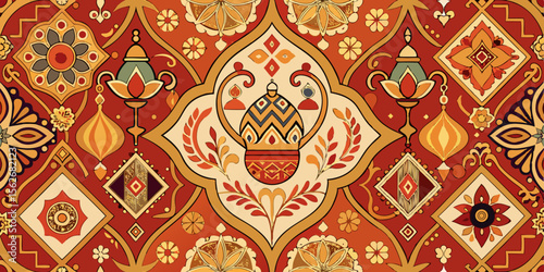  Middle Eastern ethnic ornaments