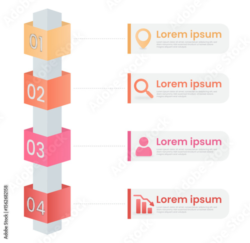 Business and Technology Infographic Glasmorphism Eps Svg