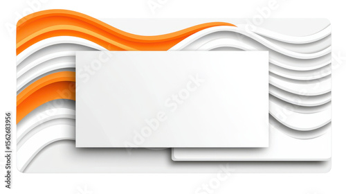 Modern Abstract Background with Wavy Lines and Empty Space for Text or Branding Elements