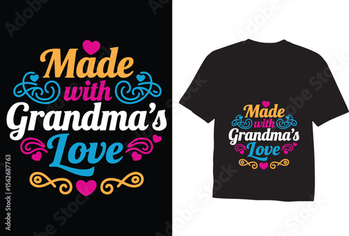 Grandparents T-Shirt Design, Grandparents Cloting  Design