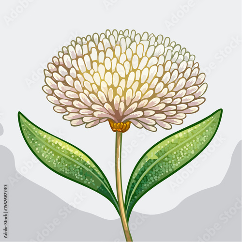 ultra-fine silk-gloss silica dust on satin-sheen petals with soft silver stems