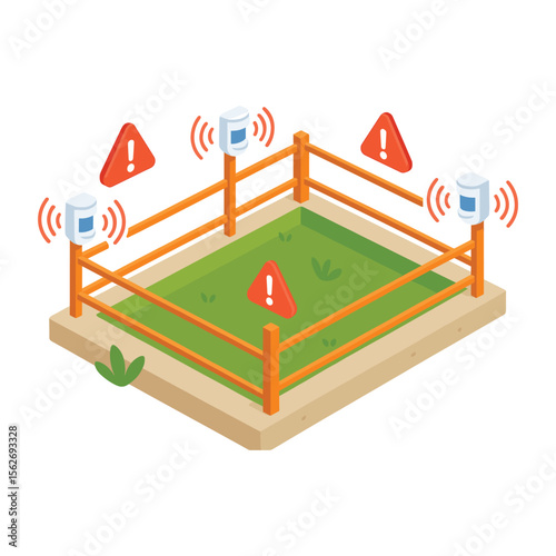 Smart Home Alarm System Detecting Intrusion