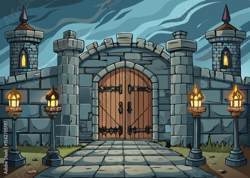 castle illustration