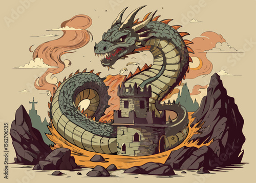 fantasy world illustration