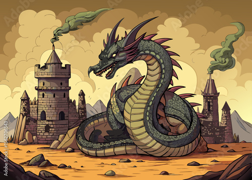 fantasy world illustration
