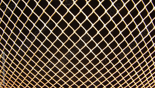 Chain link fence pattern