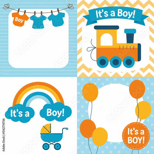 set of colorful tags for sale