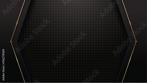 Abstract line pattern on dark gray and black geometric background. 1920 x 1080 size, vector wallpaper for desktop, laptop, and digital screens. elegant illustration, not AI-generated.