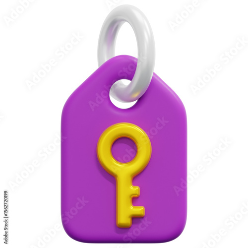 Obraz na płótnie 3D Tag Icon