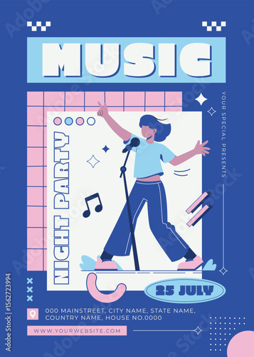 Music Night Party Flyer
