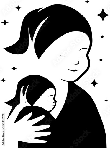 mother and daughter