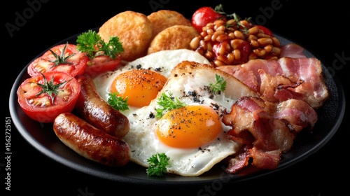 A Large And Filling Traditional English Breakfast