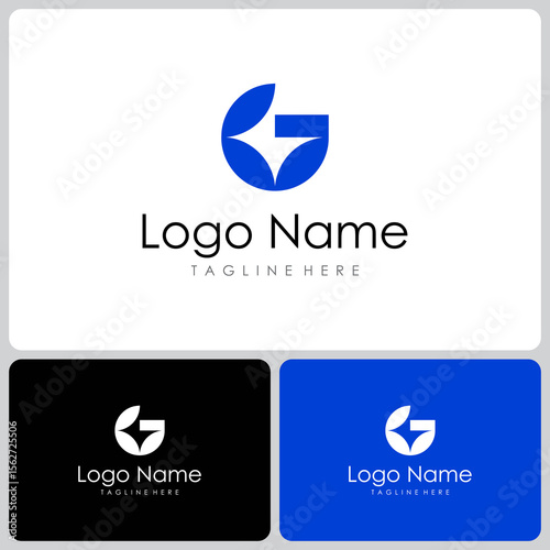 Fotografía vector logo icon G. logo template