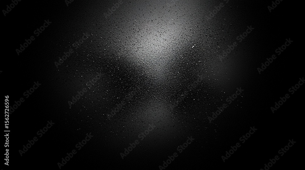 Obraz premium Dark and Mysterious Foggy Window with Raindrops on Surface
