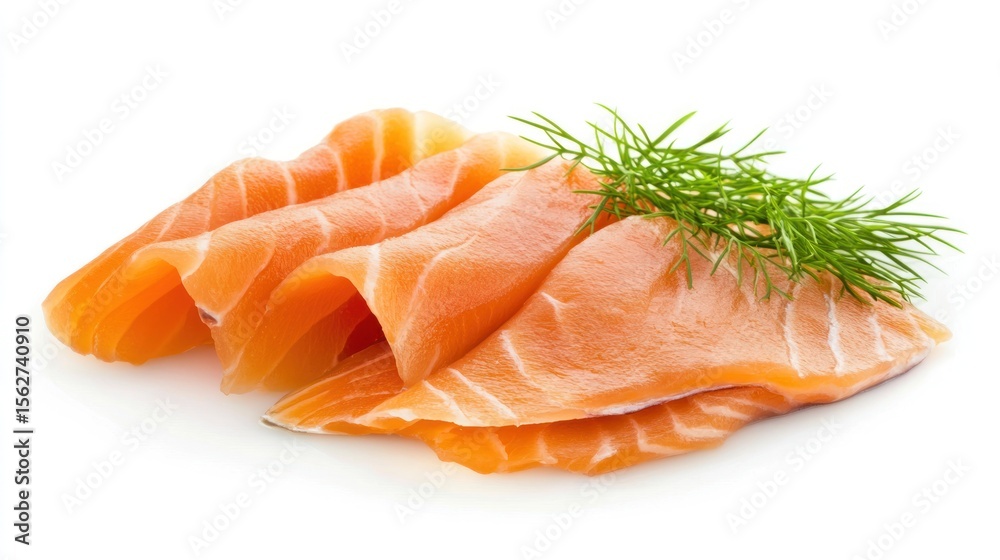 Sliced Salmon with Dill Sliced Salmon with Dill