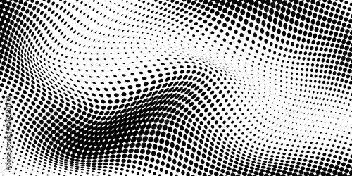 grunge Halftone white and black dots pattern and black gradient grunge texture background. Dotted line comic sport style vector illustration
