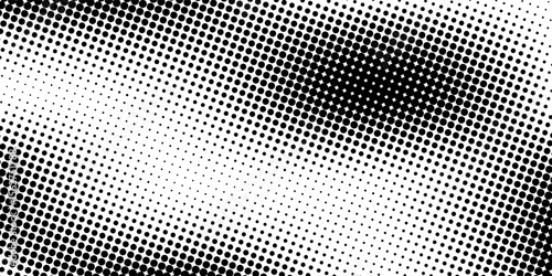 grunge Halftone white and black dots pattern and black gradient grunge texture background. Dotted line comic sport style vector illustration
