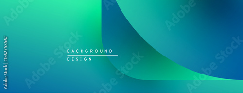 Abstract gradient background. Blue, green hues blend smoothly. Minimalist design features text background design. Modern aesthetic, clean composition.