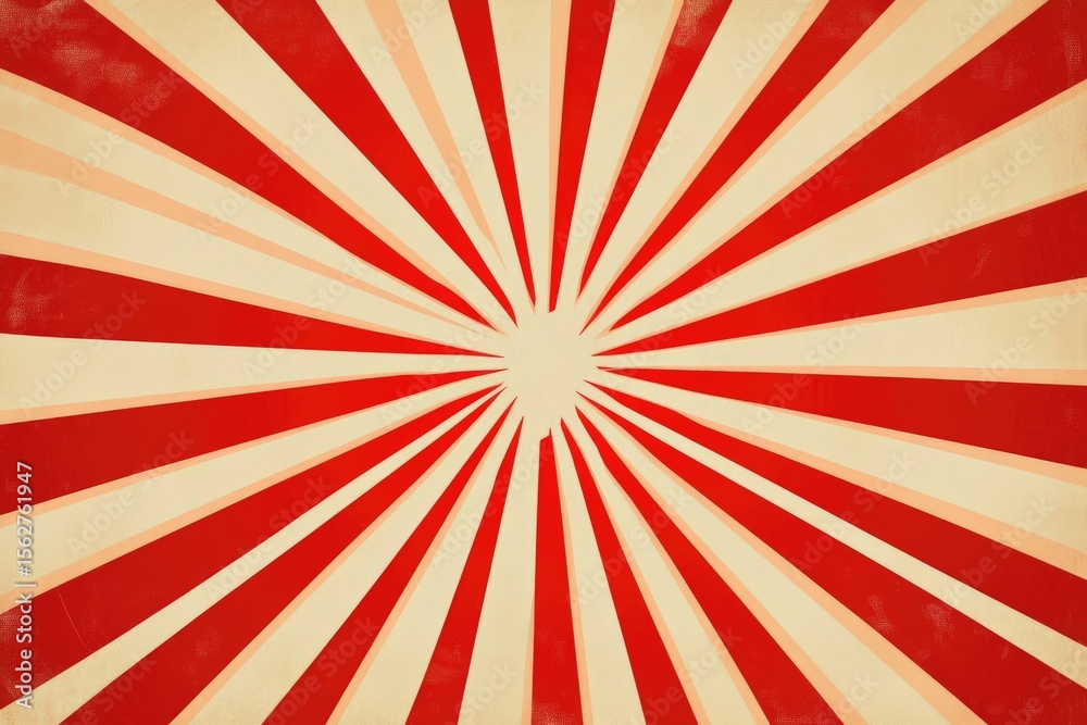 Fototapeta premium Retro sunburst pattern on aged paper