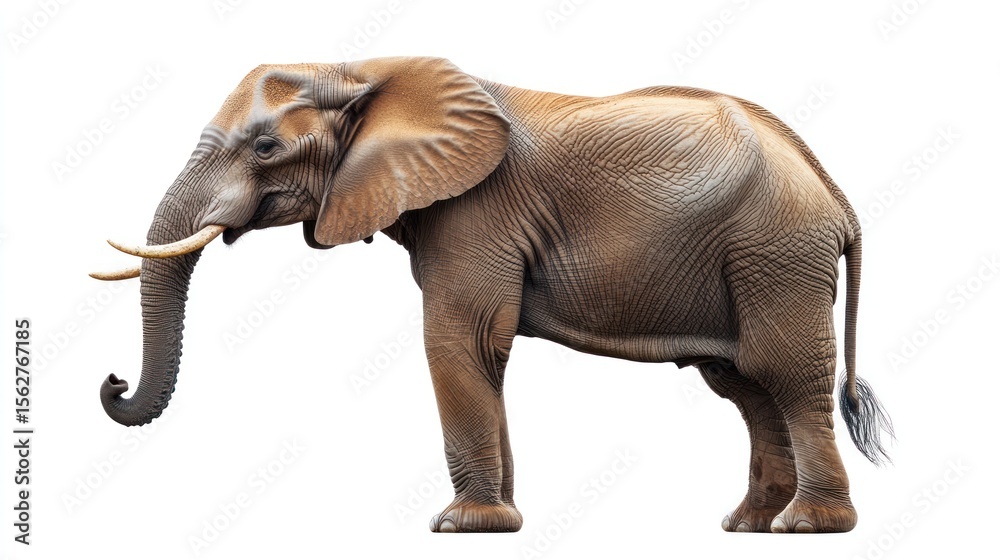 Fototapeta premium Profile of an elephant