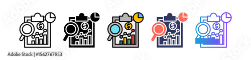 Income Report multiple icon