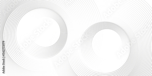 Blue abstract background with glowing circles. Swirl circular lines pattern. Geometric spiral. Twirl element. Modern graphic desi