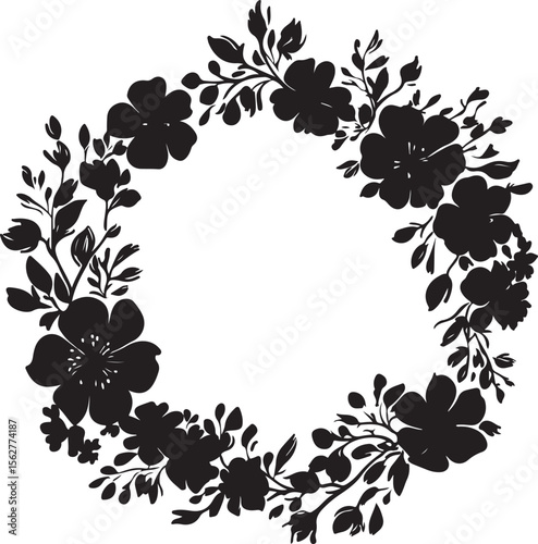 black and white floral frame, flower, floral, frame, vector, leaf, pattern, nature, design, plant, decoration, illustration, spring, border, ornament, summer, art, green, flora, flowers, branch, bloss