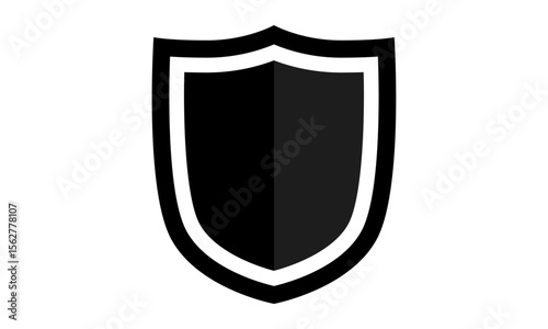 Collection of shield silhouettes vector