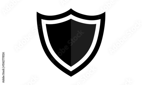 Collection of shield silhouettes vector