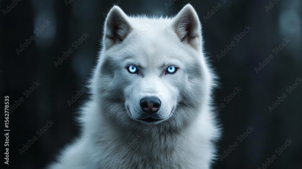 Obraz premium portrait of a siberian husky