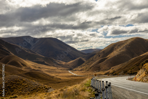 Road through a mountain pass