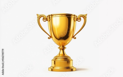 Gold Trophy, Prop, Banner Texture Advertising Poster