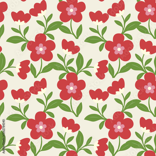 Colorful Abstract flower,tropical hibiscus flower leaf seamless pattern,fashion beach print,Hawaiian design.Nature flora background,illustration for textile,fabric,cloth,wallpaper,blanket.