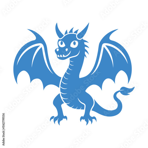 Dragon vector graphic and icon design