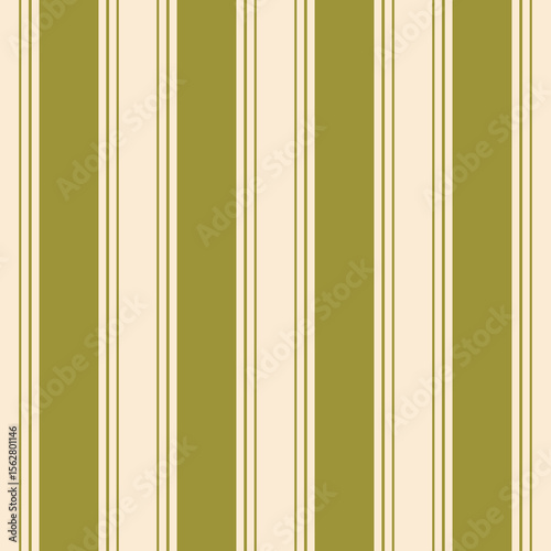 Olive beige vertical striped pattern 