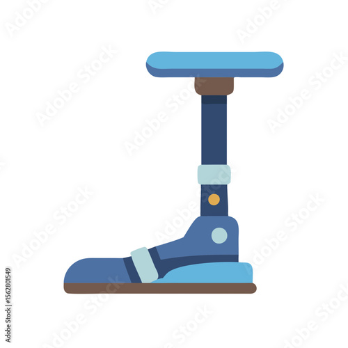  Dynamic Foot Rocker Icon for Workouts. Design of Fitness and Gym Icons.