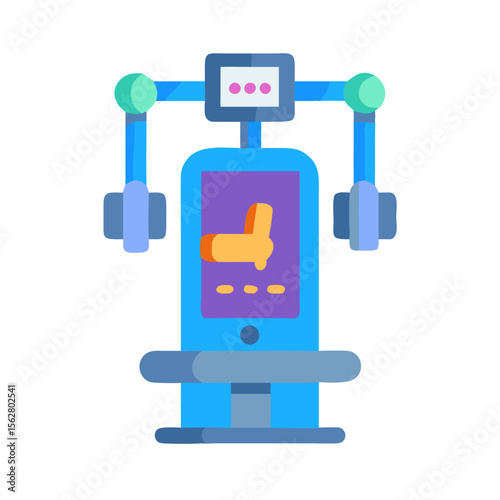  Advanced Smart Gym Personal Trainer Icon. Design of Fitness and Gym Icons.