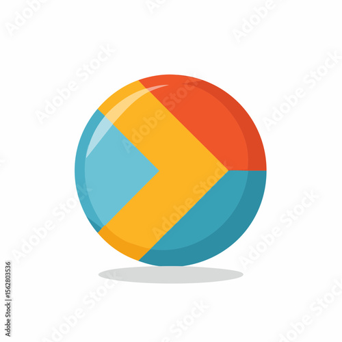 Free Download  flat ball - GFXLoad